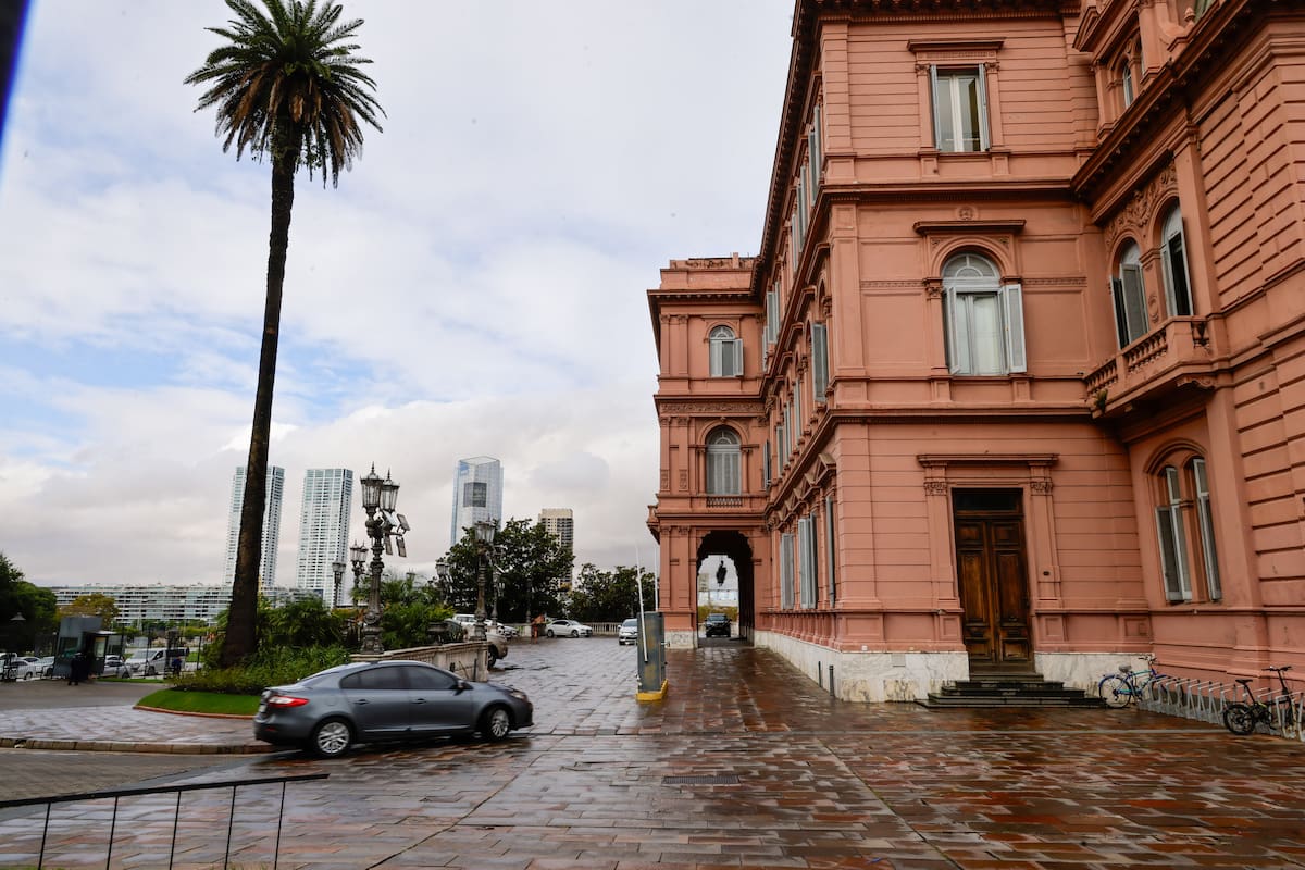 La seguridad fue reforzada en la Casa Rosada