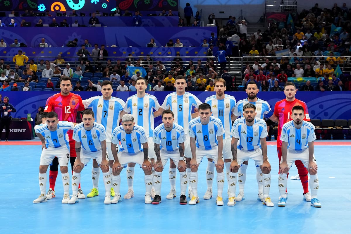 La selección argentina de futsal ganó los cinco partidos que disputó en el Mundial