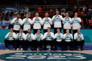 La selección argentina de handball jugó una final perfecta: derrotó a Brasil, ganó la medalla de oro y se clasificó a los Juegos Olímpicos París 2024