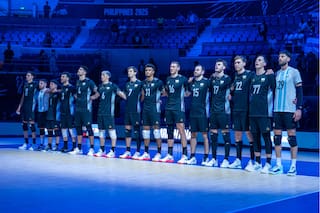 Fixture de la selección argentina de vóley en el Mundial Filipinas 2025