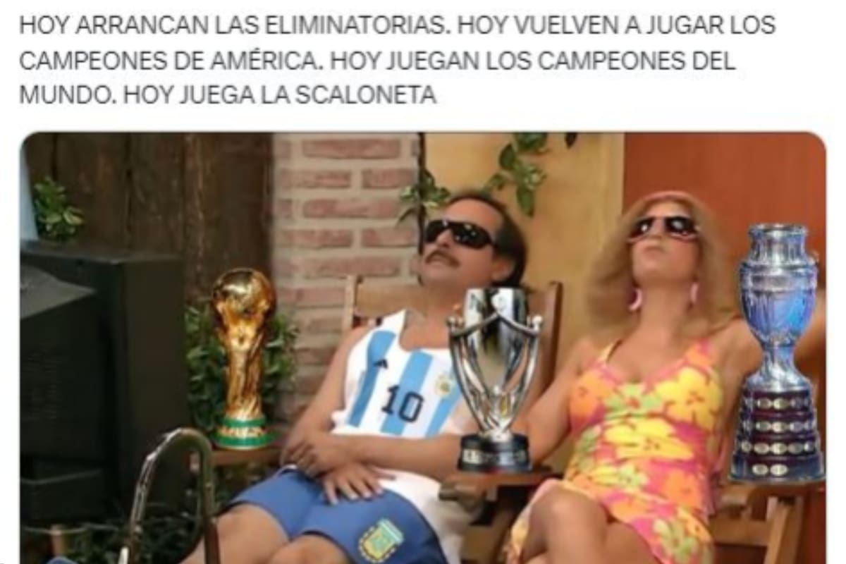 La selección argentina debuta en Eliminatorias: los mejores memes