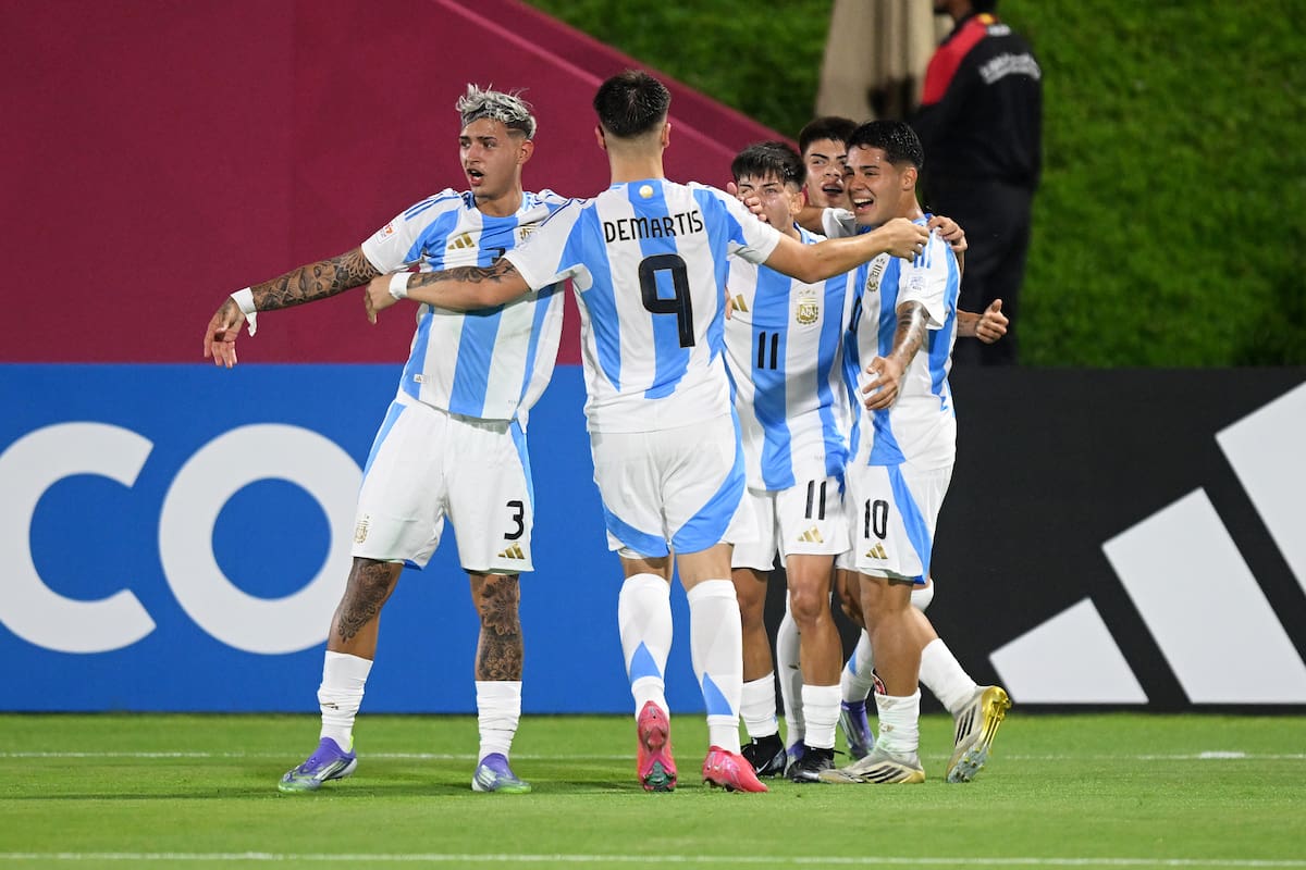 La selección argentina debutó con un triunfazo ante Bélgica en el Mundial Sub 17