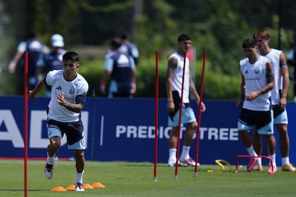 La selección argentina entrena en Atlanta tras el triunfo en la semifinal ante Inglaterra