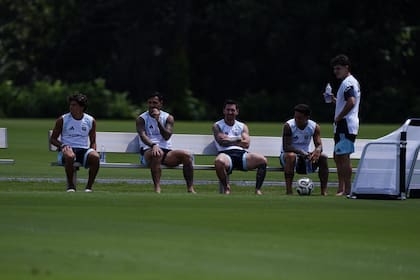 La selección argentina entrena en Atlanta tras el triunfo en la semifinal ante Inglaterra