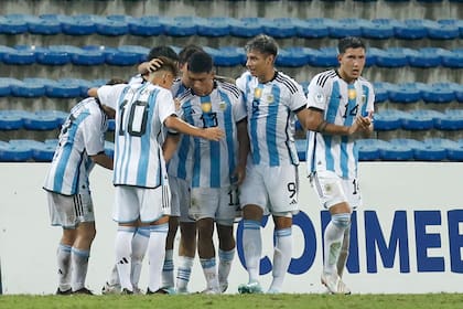 La selección argentina es uno de los dos equipos que aún se mantiene invicto en el Sudamericano Sub 17 2023