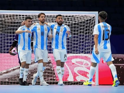 La selección argentina está invicta en el Mundial de Futsal con cuatro victorias