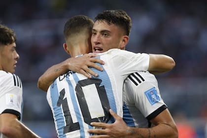 La selección argentina ganó los dos partidos que jugó en el Mundial Sub 20 y lidera en el grupo A