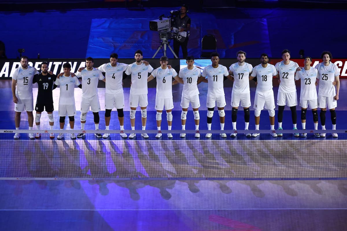 La selección argentina nunca superó los cuartos de final de la VNL
