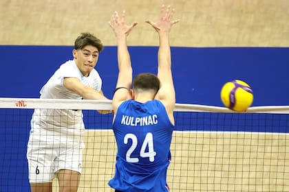La selección argentina perdió el único partido que disputó en la VNL 2026, ante Serbia