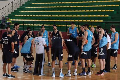 La selección argentina se entrenó pensando en Venezuela