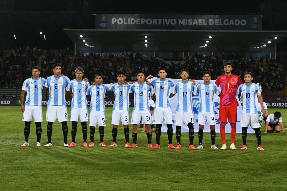 La selección argentina se metió entre los seis mejores del Sudamericano Sub 20; buscará un boleto al Mundial de este año