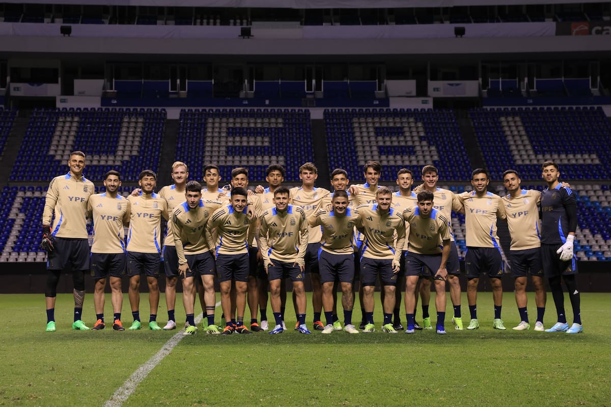 La selección argentina Sub 23 cuenta con 21 jugadores para el amistoso vs. México
