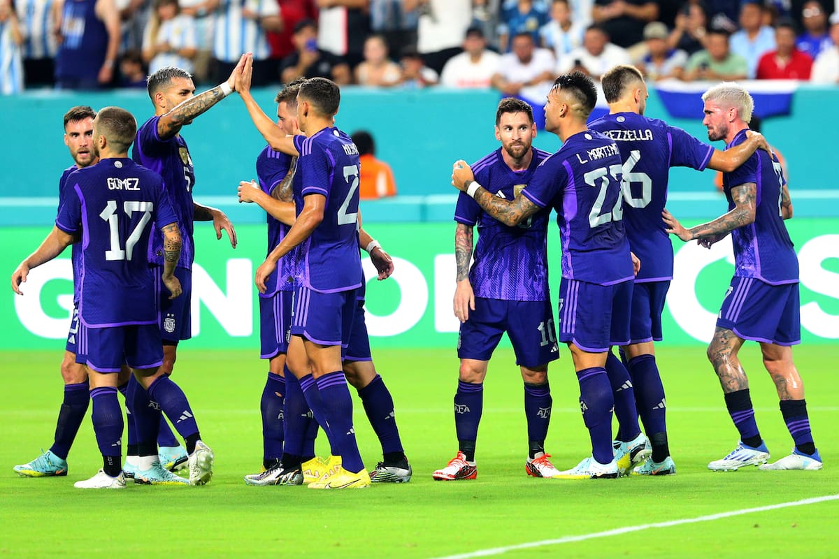 La selección argentina venció a Honduras y Jamaica recientemente, en sendos partido, por 3 a 0