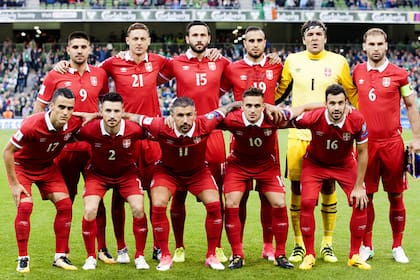 La selección de Serbia