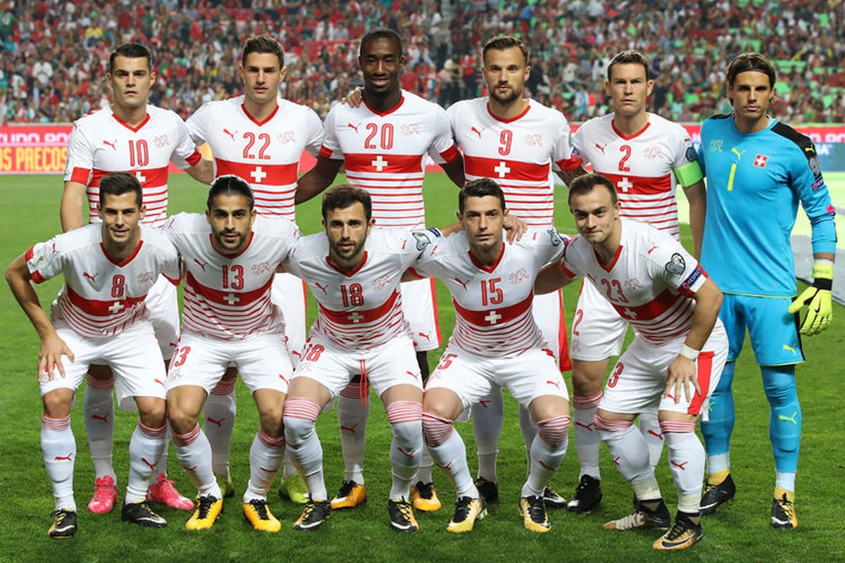 La selección de Suiza