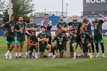La selección de Argelia, durante su primer entrenamiento en Kansas City de cara al Mundial