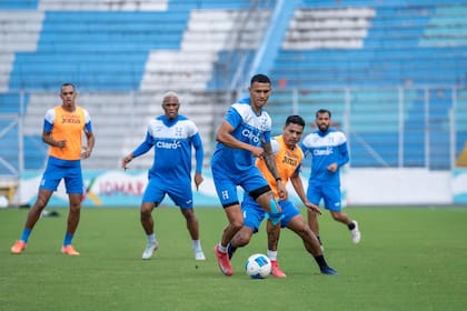 La Selección de Honduras compartió fotos de su entrenamiento antes del partido contra Nicaragua (Facebook/Selección Nacional de Honduras - Fenafuth)