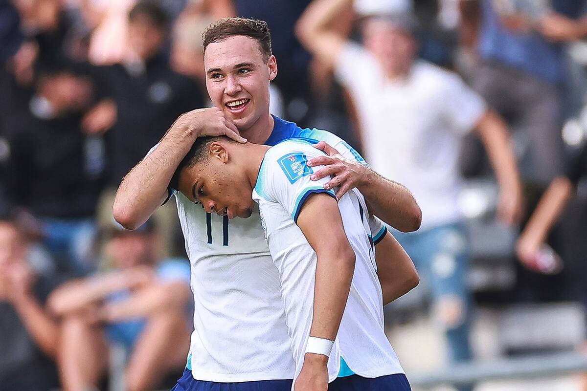 La selección de Inglaterra debutó con victoria ante Túnez en el Mundial Sub 20