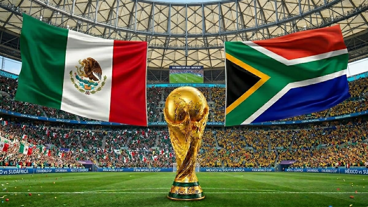 México x África do Sul AO VIVO Copa do Mundo de 2026: horário, TV e escalações