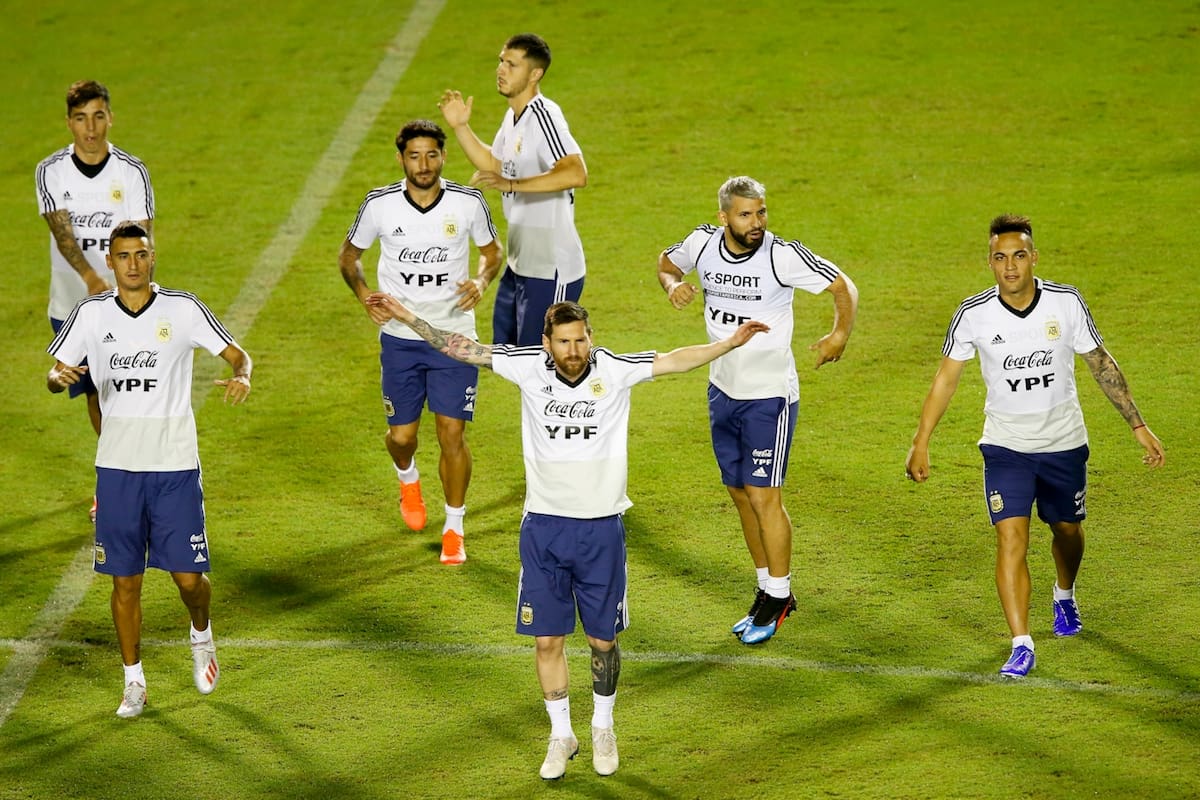 La selección se entrena en el estadio del Sporte Clube Vitoria en Salvador