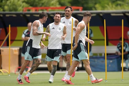 La selección se entrenó este lunes en el complejo de Kennesaw State University, bajo un calor abrasador
