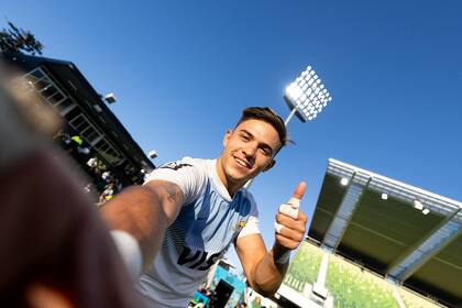 La selfie de Marcos Moneta, la gran figura argentina de Seven