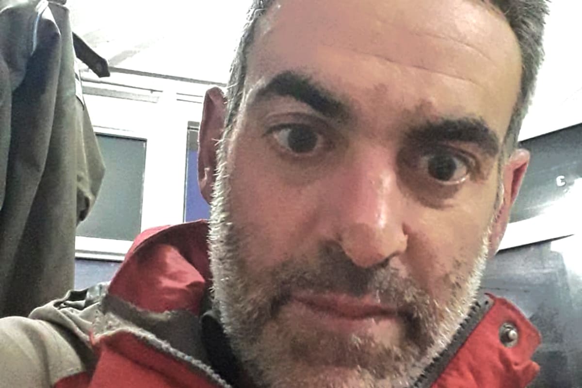 La selfie que posteó Fernando Reto Reynal tras llegar a salvo a Uspallata