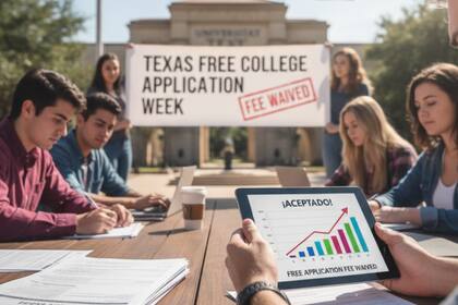 La Semana de Solicitud Universitaria Gratuita en Texas será del 13 al 19 de octubre (Foto: Google Gemini)