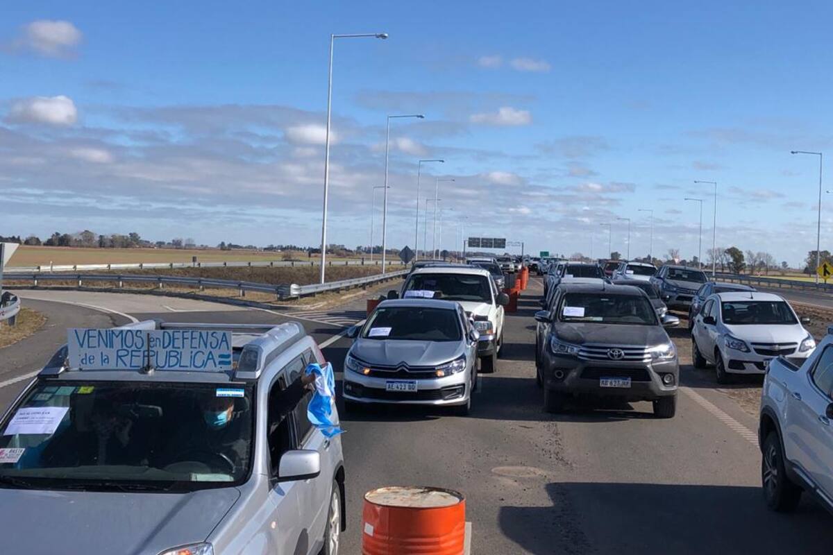 La semana pasada productores y comerciantes se movilizaron en Pergamino