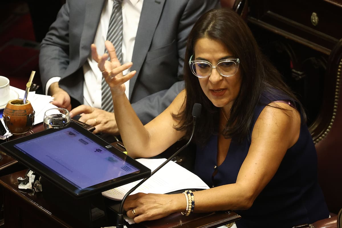 La senadora jujeña Carolina Moisés, cara visible de la ruptura peronista en el Senado