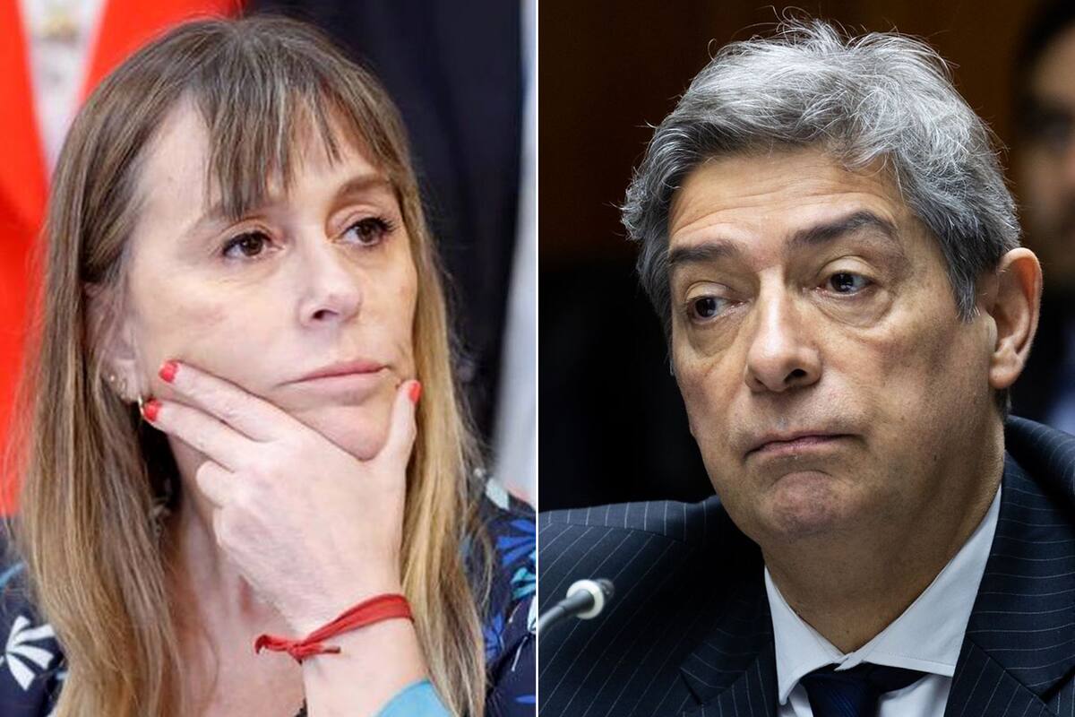 La senadora Juliana Di Tullio y el presidente de la Corte Suprema, Horacio Rosatti