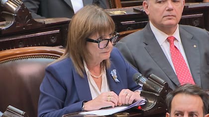 La senadora Patricia Bullrich