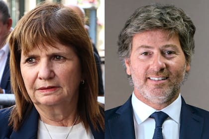 La senadora Patricia Bullrich y el ministro Juan Bautista Mahiques