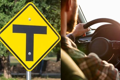 La señal "T" de las rutas de Estados Unidos, es clave conocerla