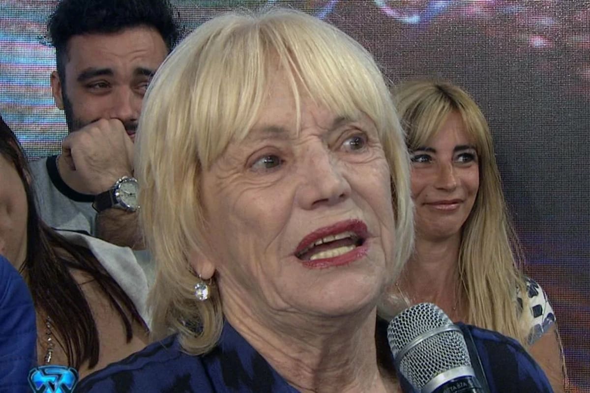 La señora fue protagonista anoche en la previa de su nieta, Lola, en el "Súper Bailando"