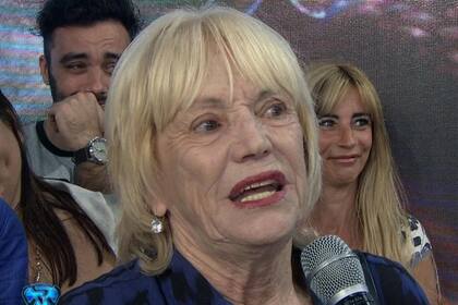La señora fue protagonista anoche en la previa de su nieta, Lola, en el "Súper Bailando"