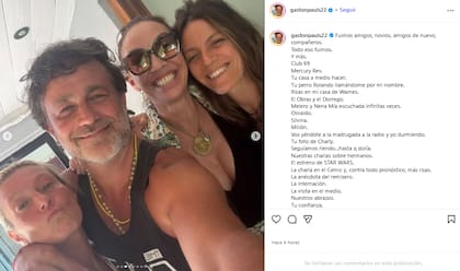 La sentida despedida de Gastón Pauls a Ernestina Pais (Foto: Instagram @gastonpauls22)