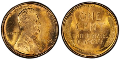 La serie comenzó a emitirse a partir de 1909, aunque continúan hasta el día de hoy, los ejemplares conocidos como centavos de trigo finalizaron su producción en 1958