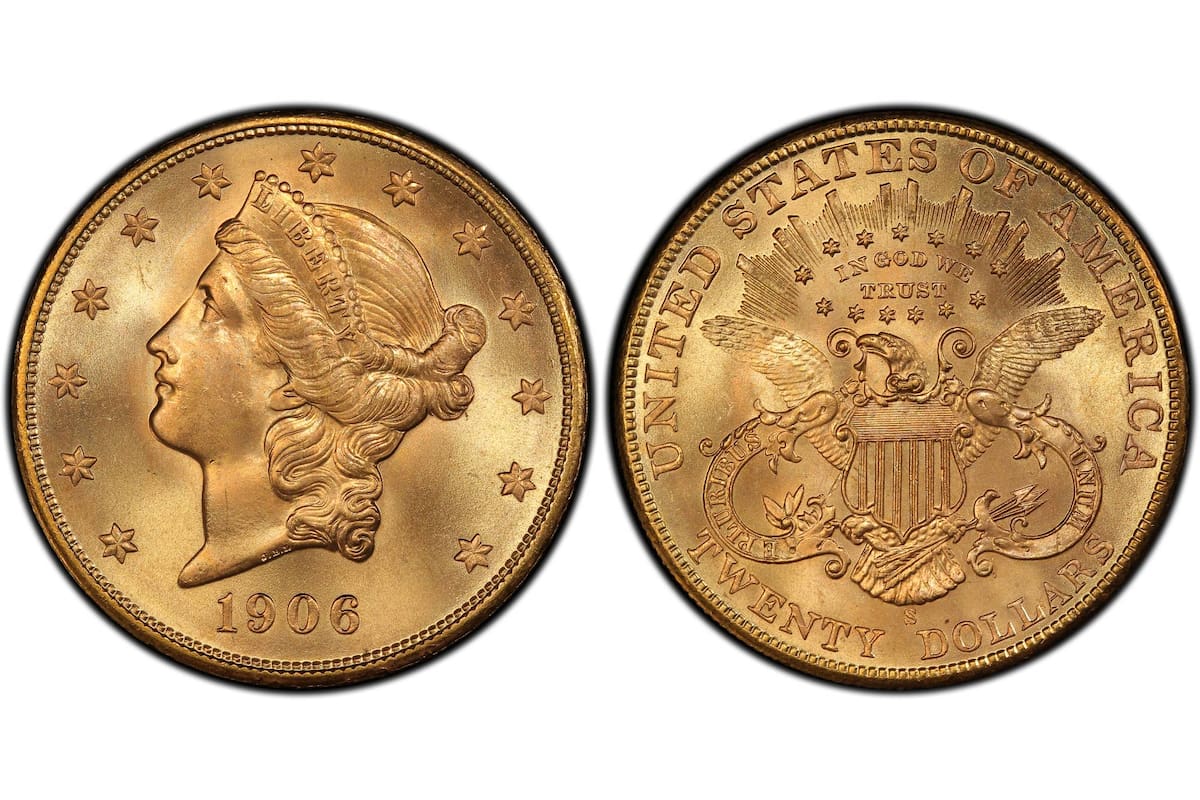 La serie denominada Liberty Head Double Eagle se ubica entre las piezas más codiciadas por coleccionistas en el mercado de subastas