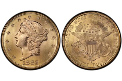 La serie Liberty Head, acuñada en 1882, representa una pieza valiosa para los coleccionistas debido a sus características que las hace única