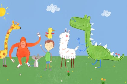 La serie sigue los pasos de un niño de 5 años cuyos dibujos imaginativos cobran vida.