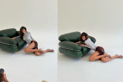 La sesión de fotos en la que participó Juana Tinelli
