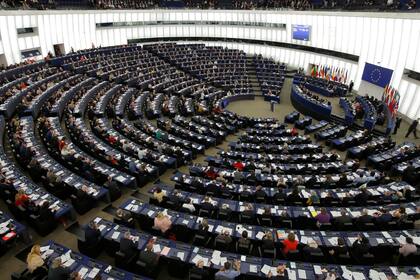 La sesión del Parlamento Europeo donde se aprobó la nueva legislación