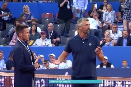 La silbatina para Goran Ivanisevic en pleno torneo del Adria Tour