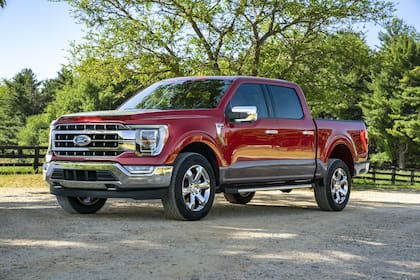 La silueta de la Ford F-150 es imponente
