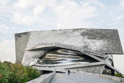 La silueta de la Philharmonie de París