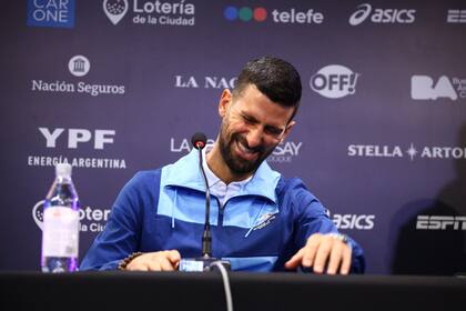La simpatía de Djokovic en Buenos Aires