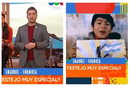 La sinceridad de Emanuel enterneció al conductor