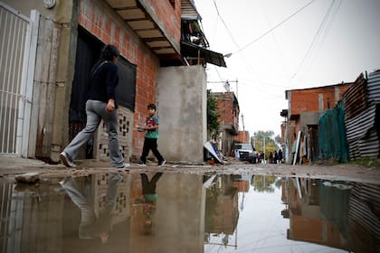 La situación en el barrio Danubio Azul de Dock Sud