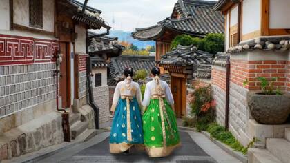 La sociedad coreana sigue centrada en torno a tradiciones antiguas.